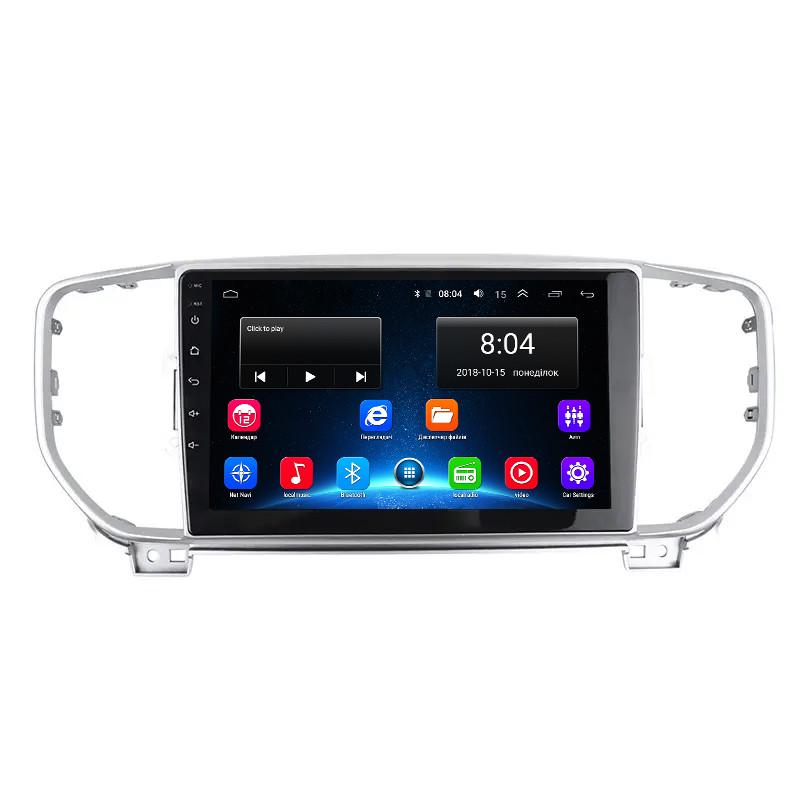 Магнитола штатная Lesko 9" для Kia Sportage IV ver 2 2016-2018 2/32Gb Wi-Fi GPS Base