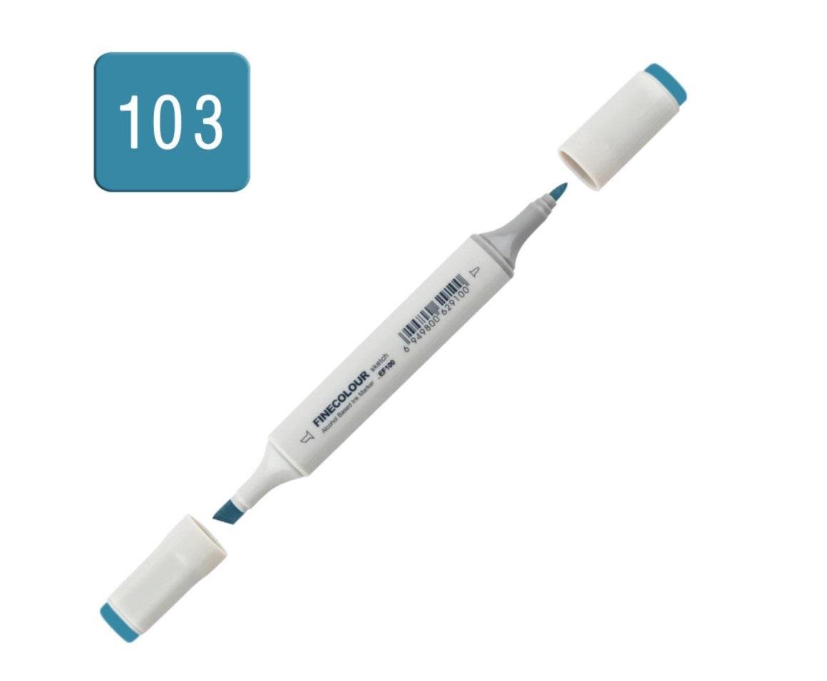Маркер спиртовий Finecolour Sketchmarker 103 BG103 Темний чирок (EF100-103) - фото 5