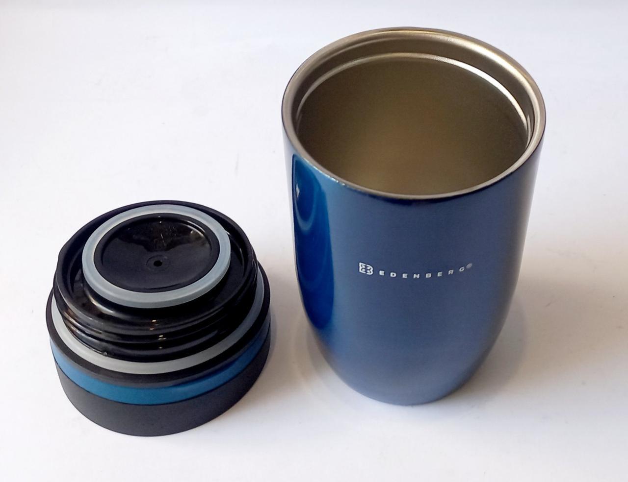 Термокружка Edenberg 330 мл Синяя (EB-641) - фото 2