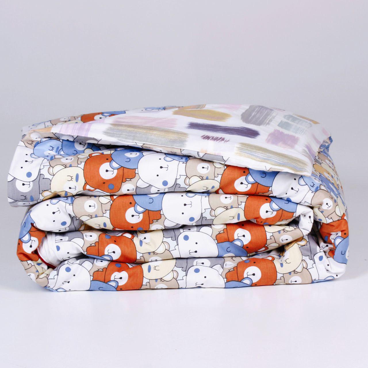 Пододеяльник Цветные мишки ранфорс 110х140 см (17713961)