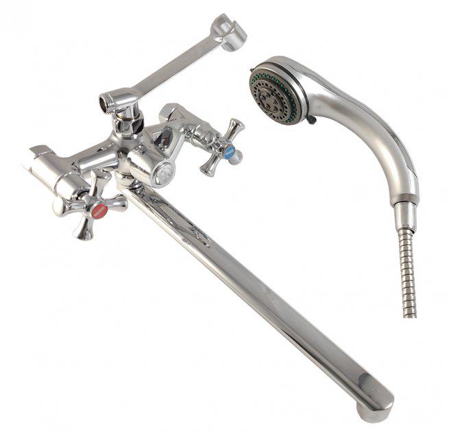 Смеситель для ванны Wezer DML7-B827 1036548 двухвентильный Хром (102498)