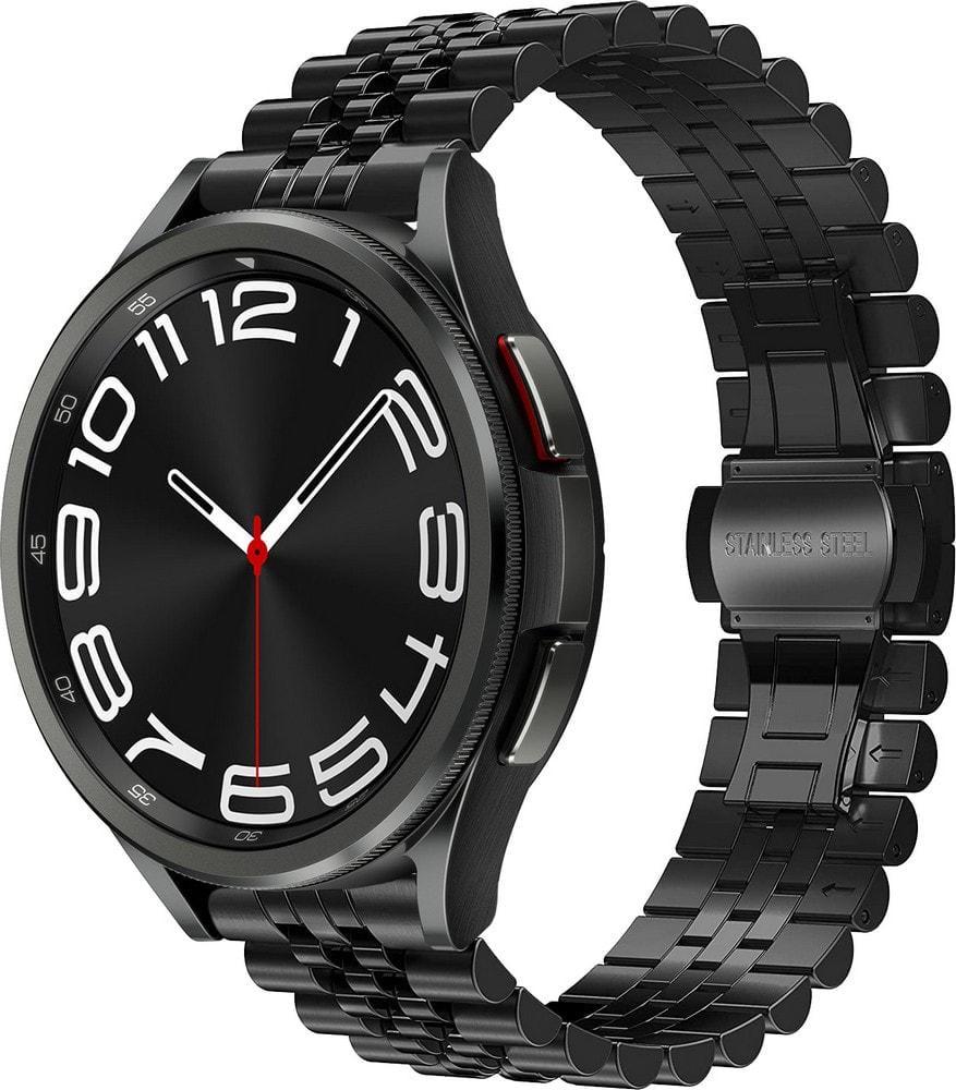 Браслет металлический Stech для Galaxy Watch 6 Classic 43 мм Black (37650-2B)
