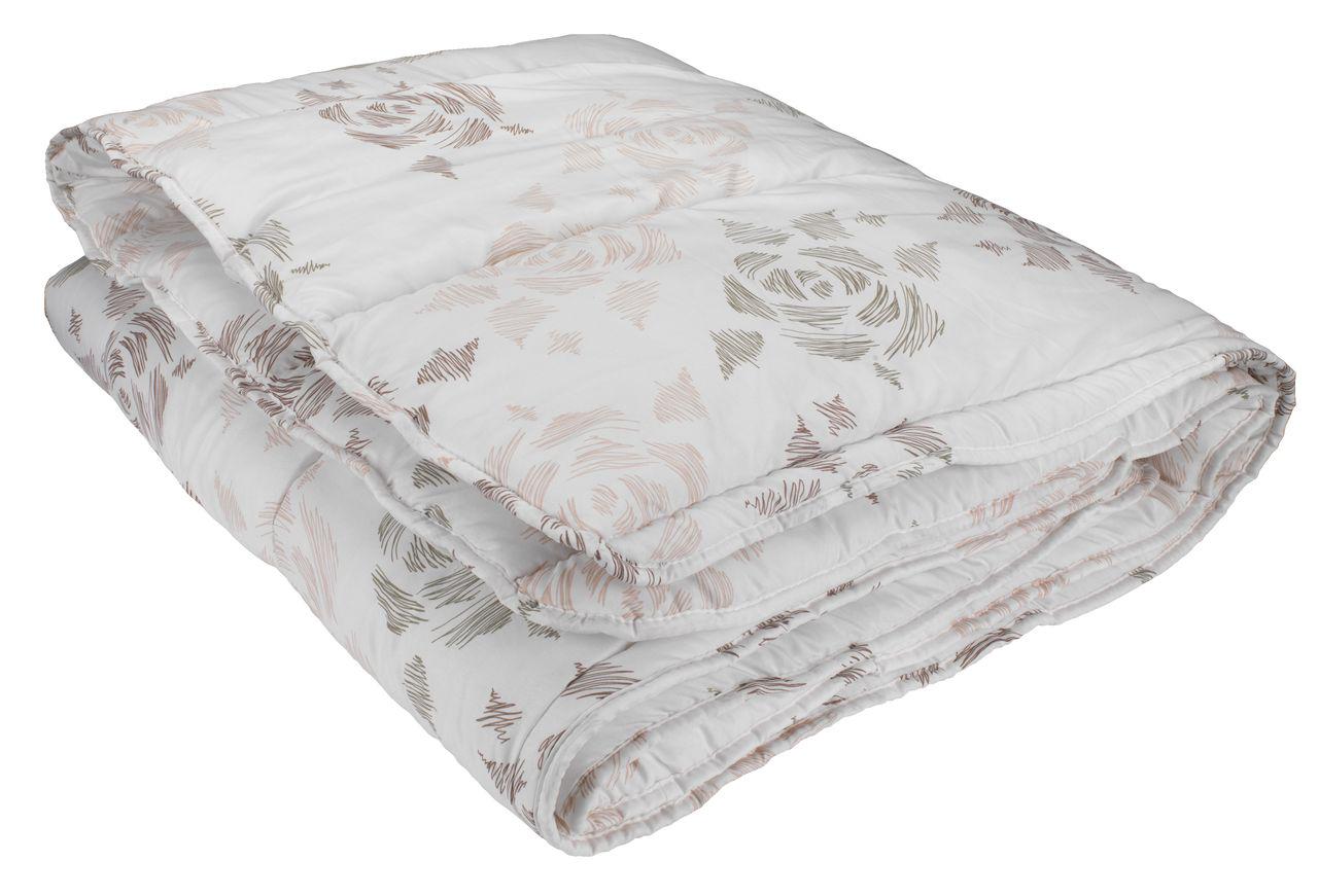 Ковдра двоспальна літня 200x220 см 1150 г Білий/Бежевий (abc14b53) - фото 1 Ковдра двоспальна літня 200x220 см 1150 г Білий/Бежевий (abc14b53) - фото 1