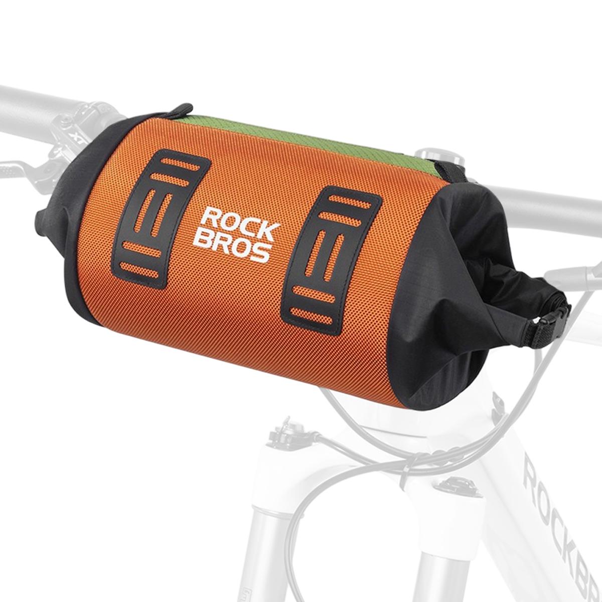 Велосумка расширяемая на руль ROCKBROS B1985 Оранжевая (RB-B1985-5208)