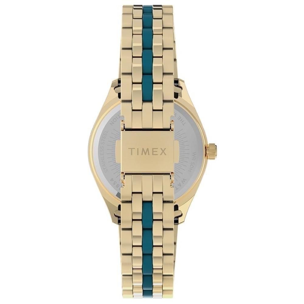 Наручные часы женские Timex Waterbury Boyfriend кварцевые Gold (Tx2u82600) - фото 3