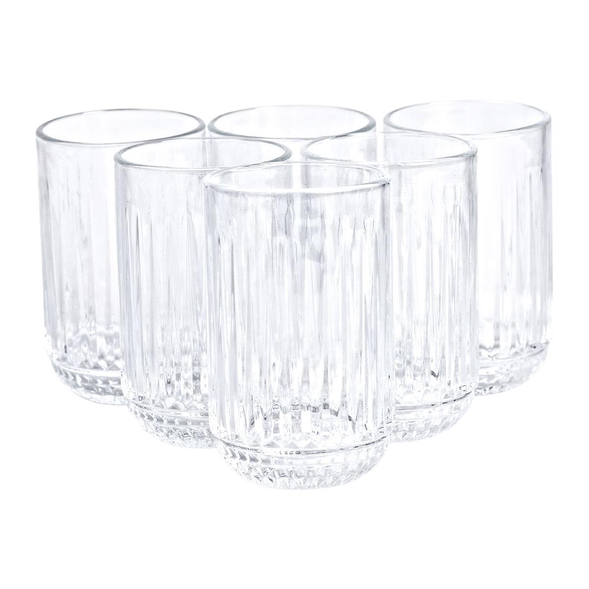 Набір склянок з товстого скла для холодних напоїв 6 шт. 500 мл 500 мл (HP-YH-37)