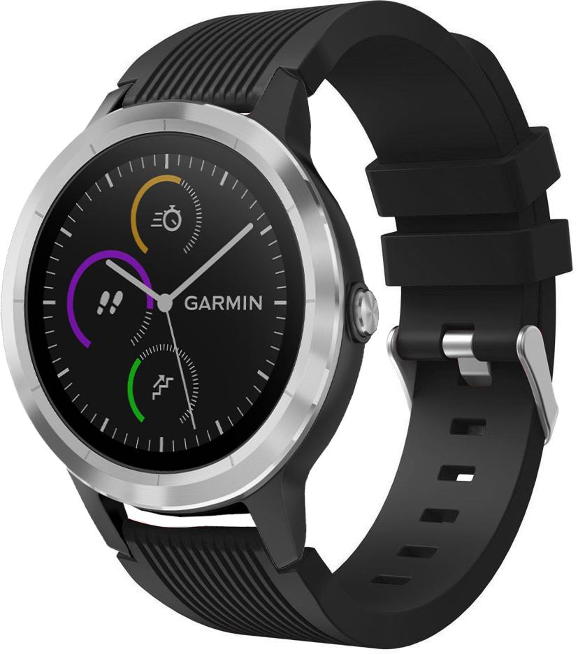 Ремешок Line для Garmin Vivoactive 3 Black (22296-2B)