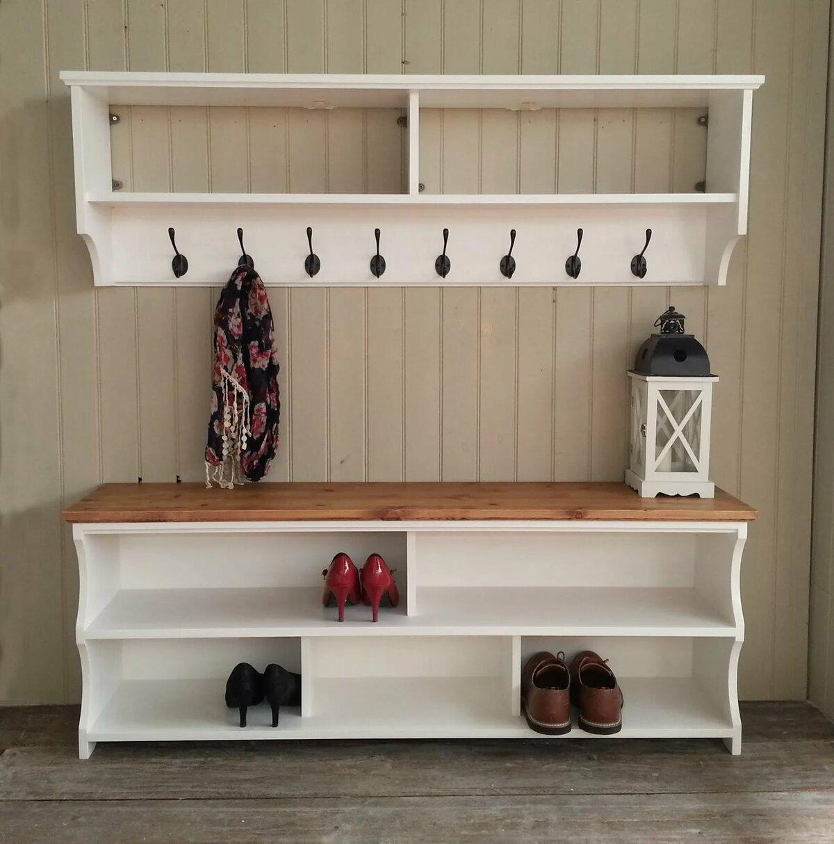 Гарнитур для прихожей из дерева Гранде Зефир (ПИЕ-001620)