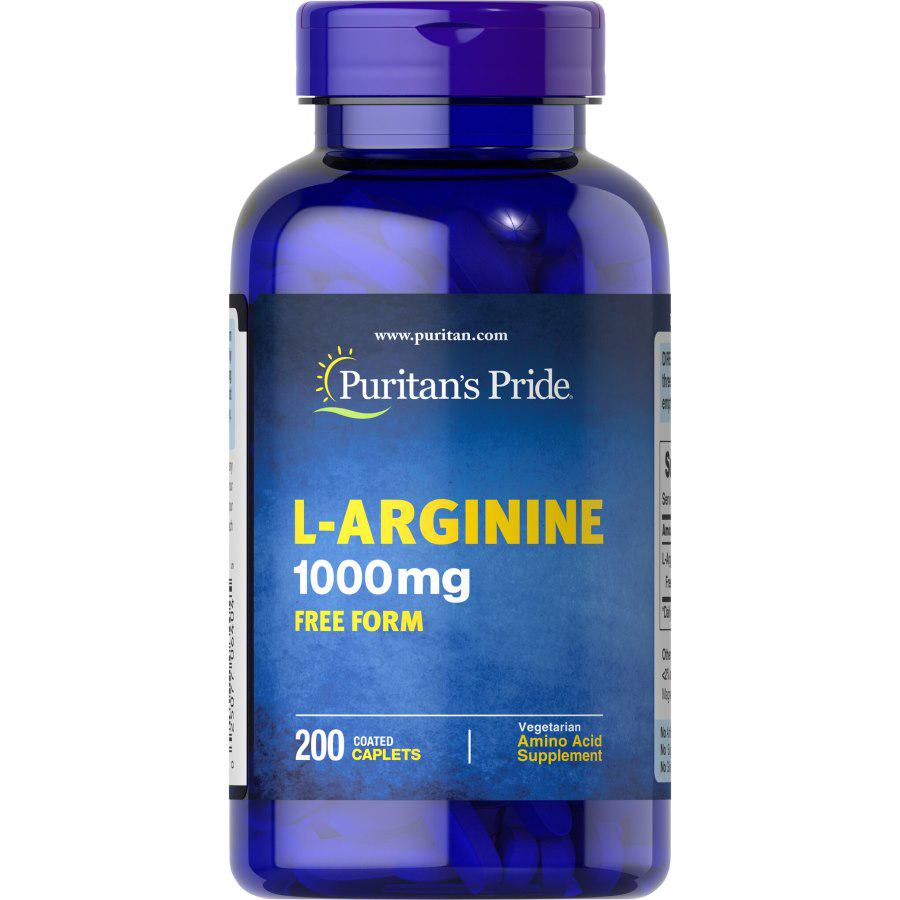 Аминокислота Puritan's Pride L-Arginine 1000 мг 200 каплет (8714)