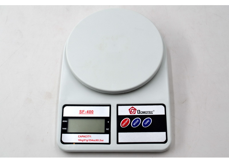 Весы кухонные электронные Domotec MS 400 АСУ max 10 кг 1г