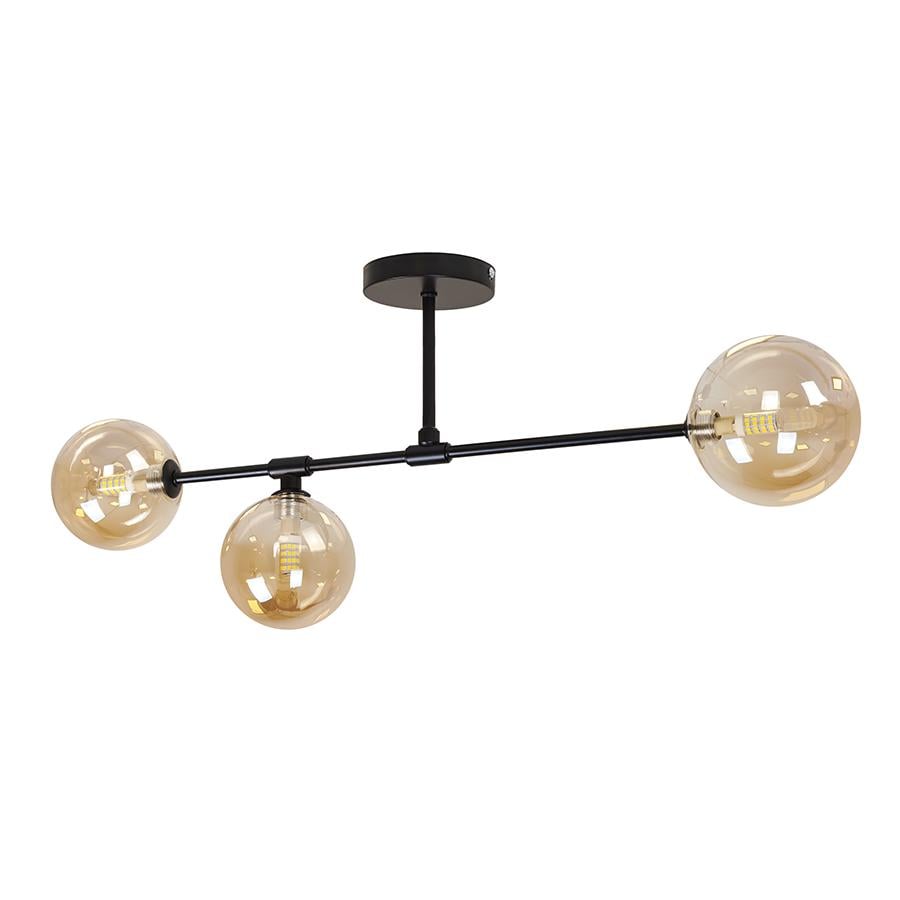 Люстра стельова молекула Levistella 761X1210F-3 BK+BR 100 Чорний/Коричневий