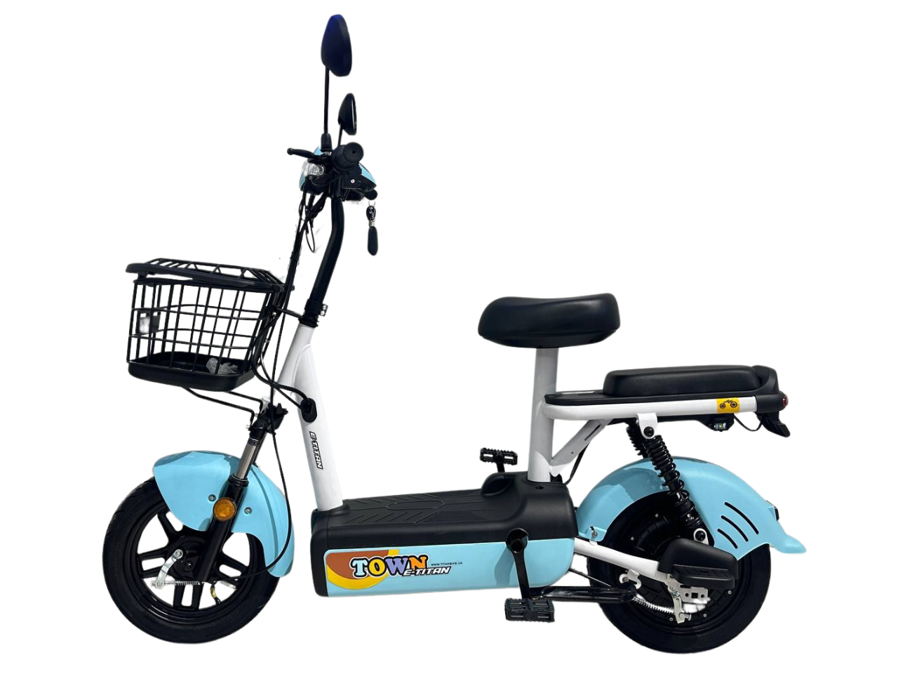 Электроскутер E-Titan Town 14" Голубой