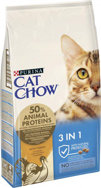 Сухий корм для кішок Purina Cat Chow Feline з індичкою 15 кг (7613034153746) Сухий корм для кішок Purina Cat Chow Feline з індичкою 15 кг (7613034153746)