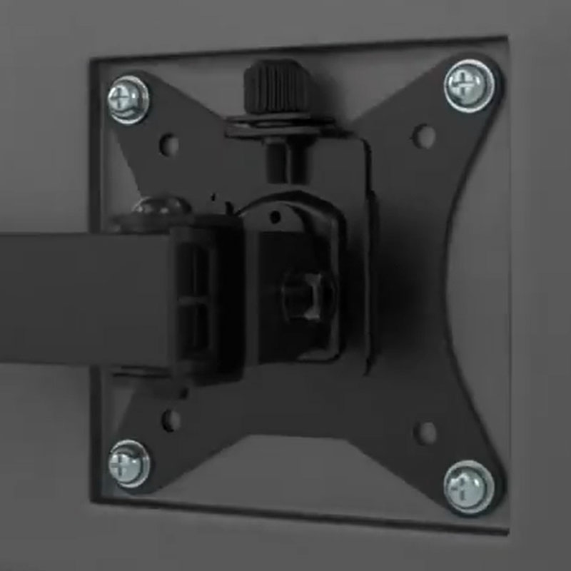 Кронштейн для монітора Brateck LDT66-C024 для двох моніторів 15-26" Чорний (22631568) - фото 5