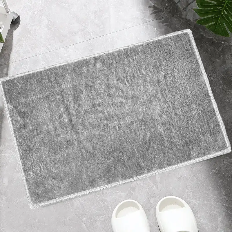 Коврик нескользящий для ванны и душа мягкий прорезиненный 60х40 см Серый Коврик нескользящий для ванны и душа мягкий прорезиненный 60х40 см Серый