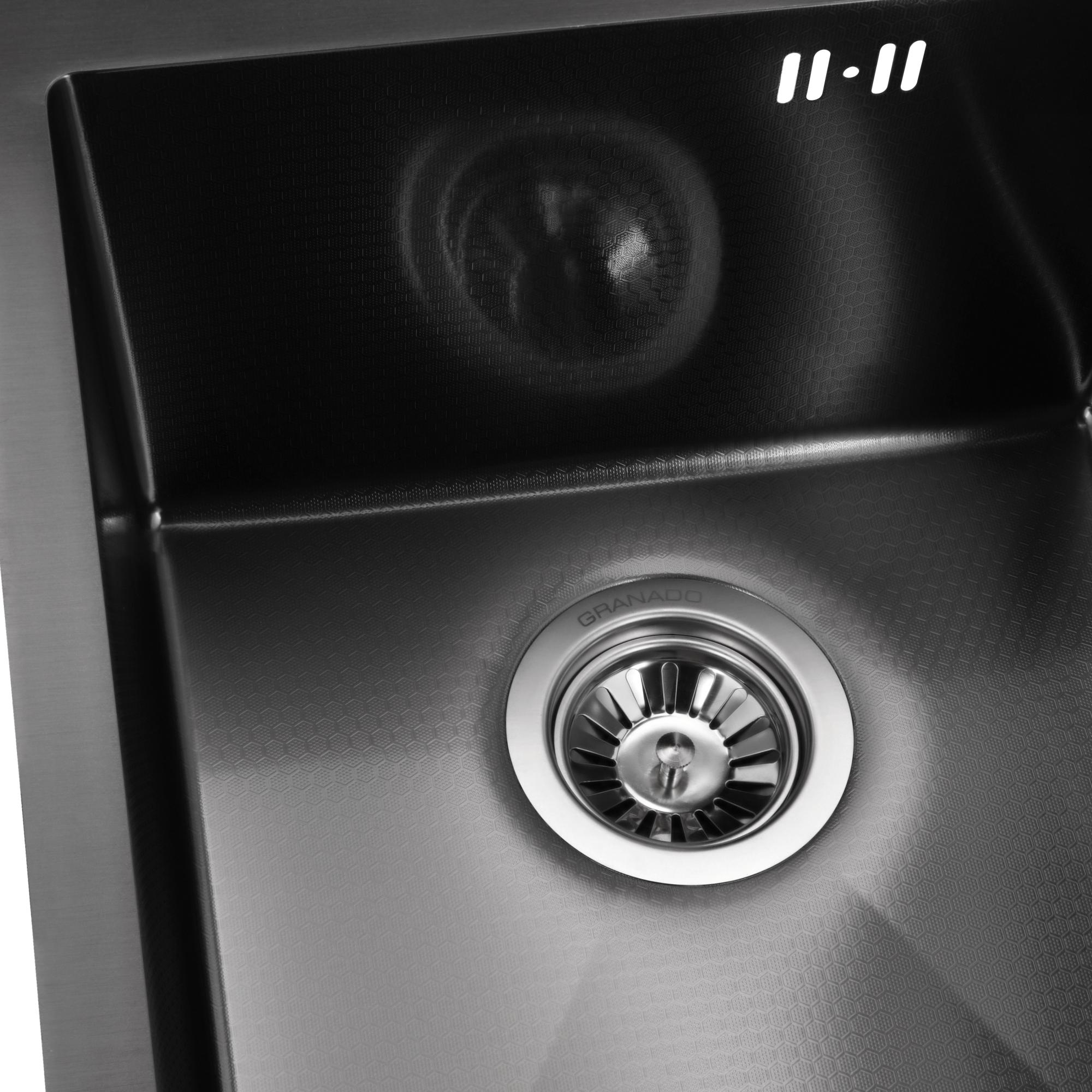 Мийка для кухні Granado Pravia S201 Black Honeycomb - фото 4 Мийка для кухні Granado Pravia S201 Black Honeycomb - фото 4