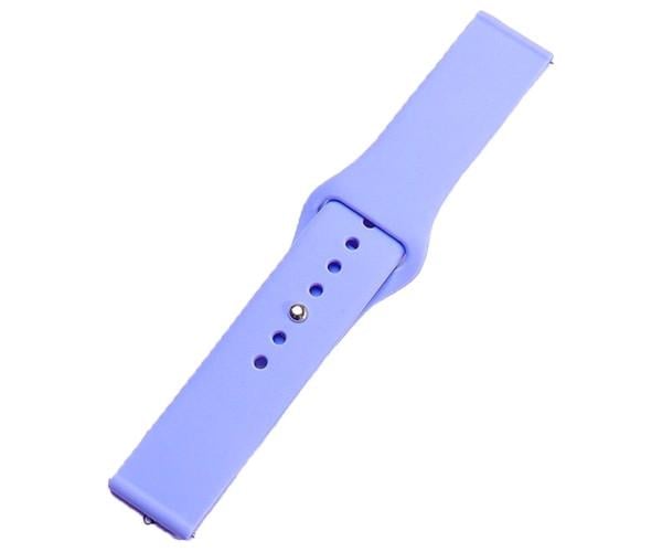 Ремешок Silicone Button Design для Samsung/Amazfit/Huawei 20 мм Elegant Purple Ремешок Silicone Button Design для Samsung/Amazfit/Huawei 20 мм Elegant Purple