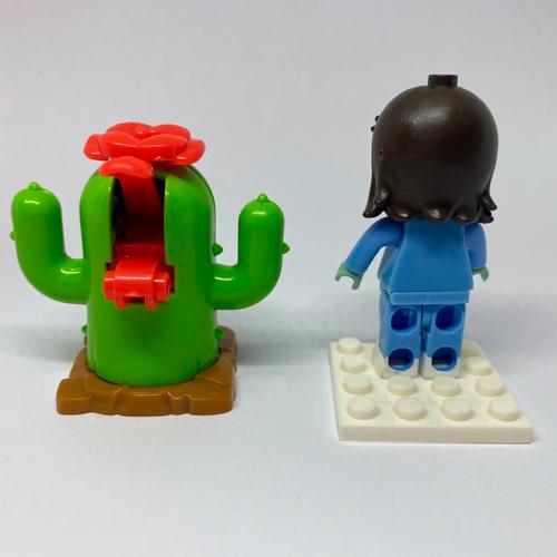 Конструктор фігурка Зомбі та стрілялка Кактус Plants vs Zombie 2в1 (3395) - фото 3 Конструктор фігурка Зомбі та стрілялка Кактус Plants vs Zombie 2в1 (3395) - фото 3