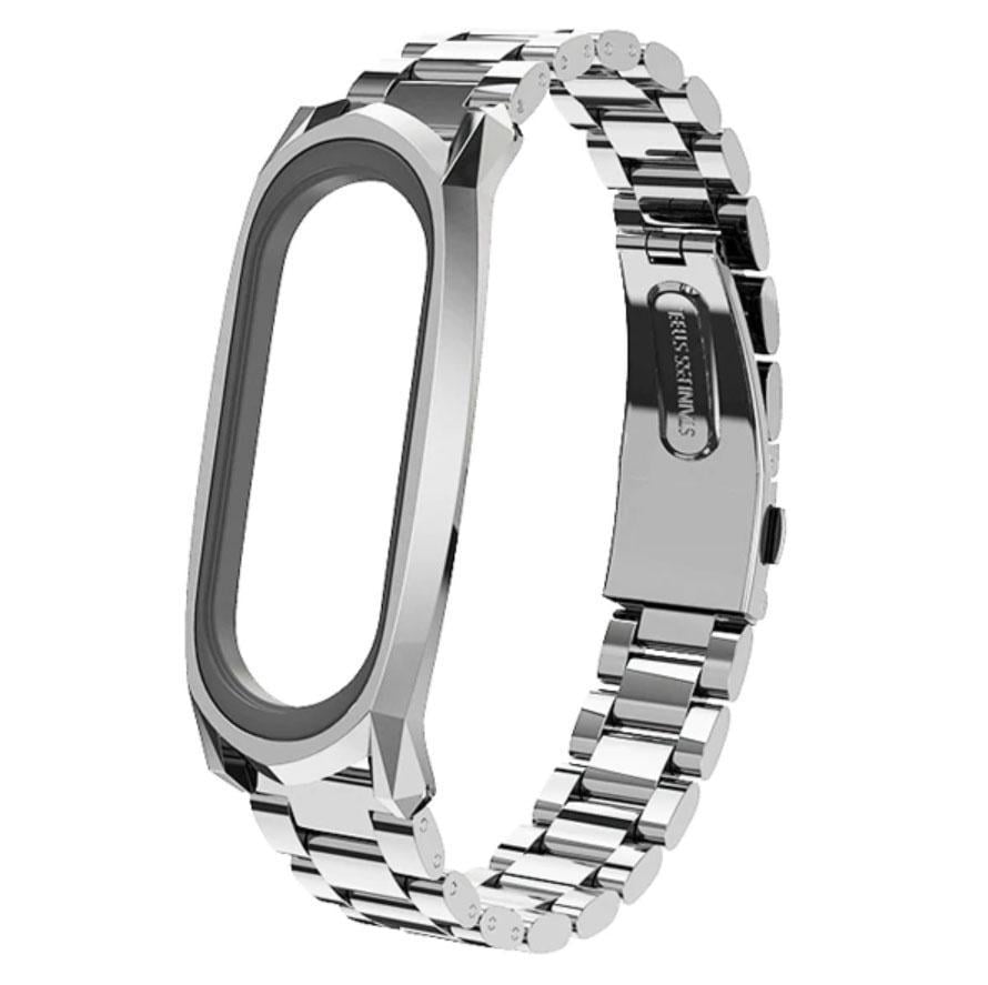 Металлический ремешок Primo для фитнес-браслета Xiaomi Mi Smart Band 6 Silver (1408743096)
