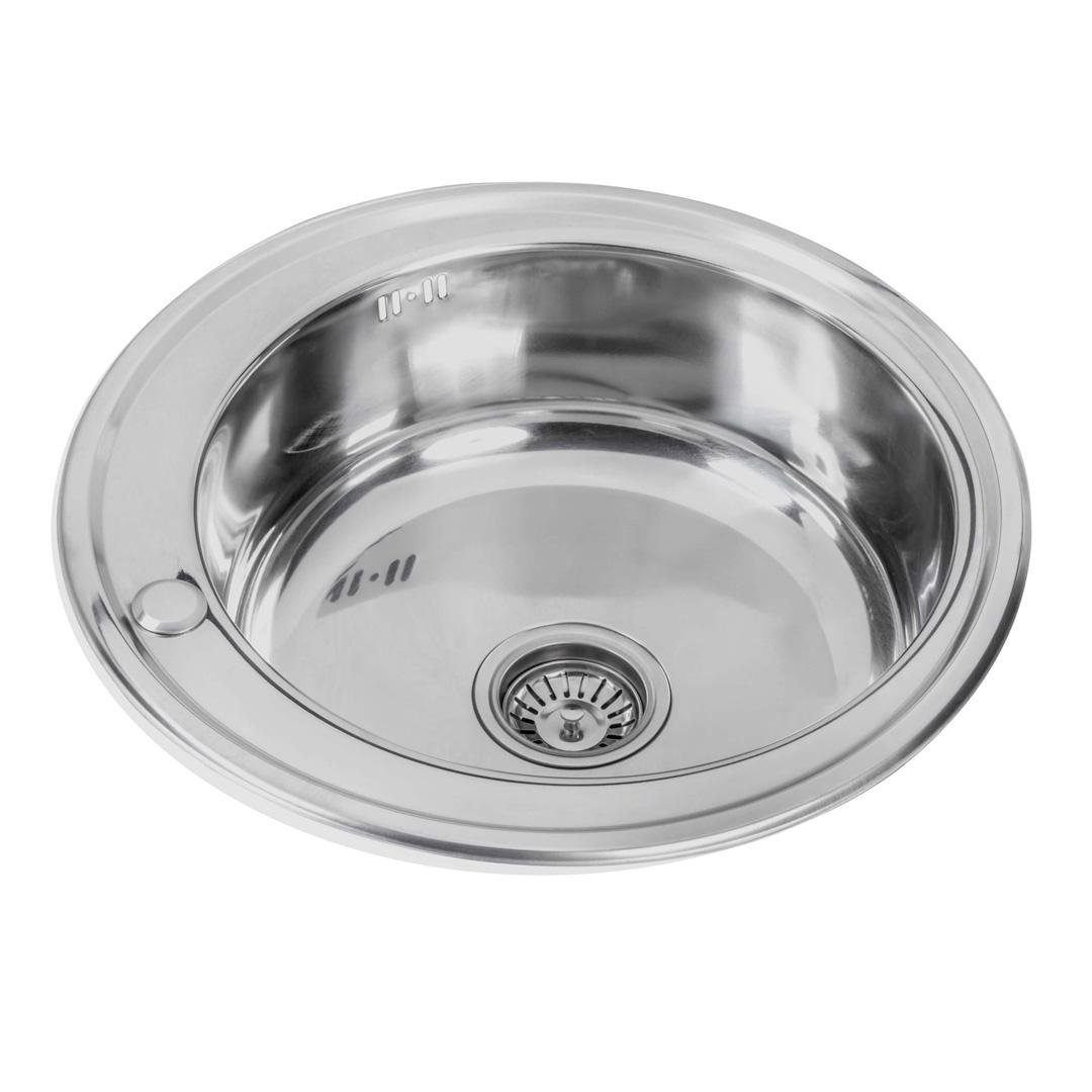 Мойка кухонная Lemax нержавеющая сталь сифон (LE-5014 CH) - фото 2 Мойка кухонная Lemax нержавеющая сталь сифон (LE-5014 CH) - фото 2