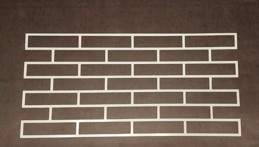 Трафареты для стен Dekorsten кирпич 210х50 мм (211)