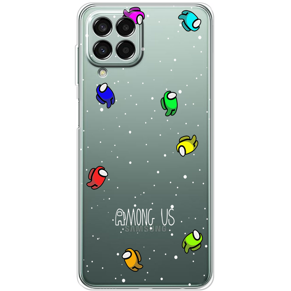 Чехол BoxFace Samsung Galaxy M33 5G (M336) Among Us Invisible Прозрачный силикон (44472-bk76-44472)