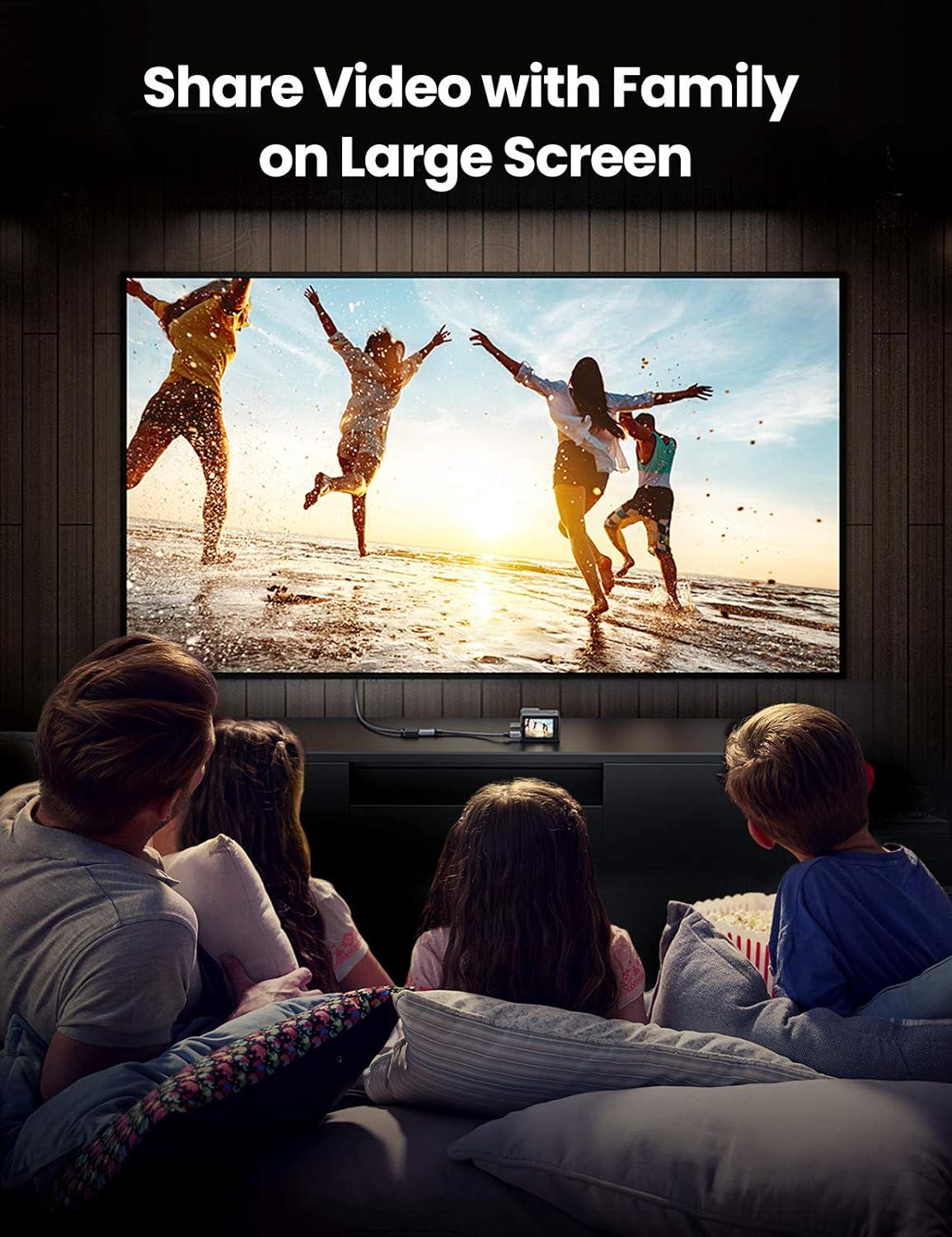 Переходник UGREEN HD160 mini HDMI to HDMI Black (90593) - фото 7