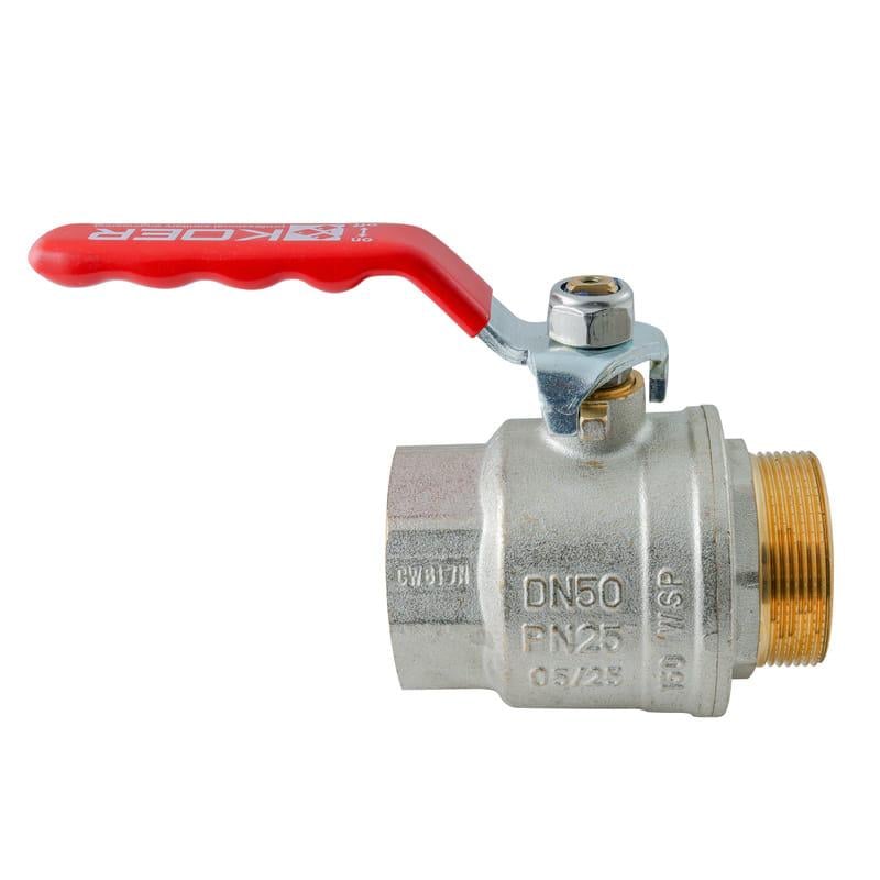 Кран шаровой KOER Extreme KE.215-50 2" ВЗ прямой латунь (KR5755)