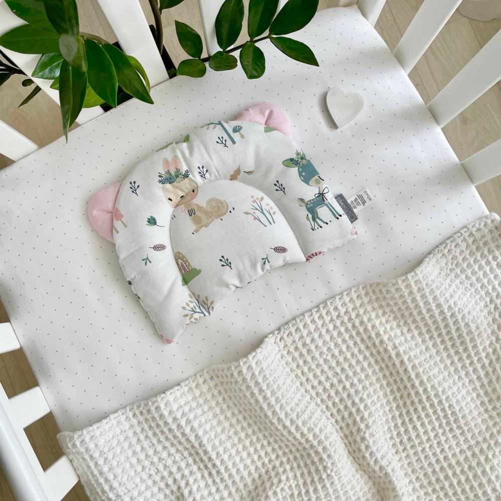 Подушка-позиционер детская Оленятко с ушками 28х21 см Терракотовый (07588) Подушка-позиционер детская Оленятко с ушками 28х21 см Терракотовый (07588)