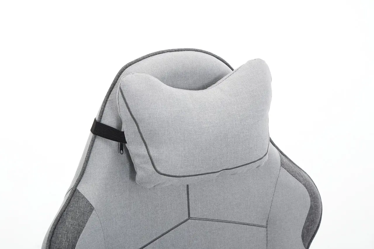 Крісло ігрове комп'ютерне Deus ED09 текстиль з підставкою для ніг Сірий (2979) - фото 9 Крісло ігрове комп'ютерне Deus ED09 текстиль з підставкою для ніг Сірий (2979) - фото 9