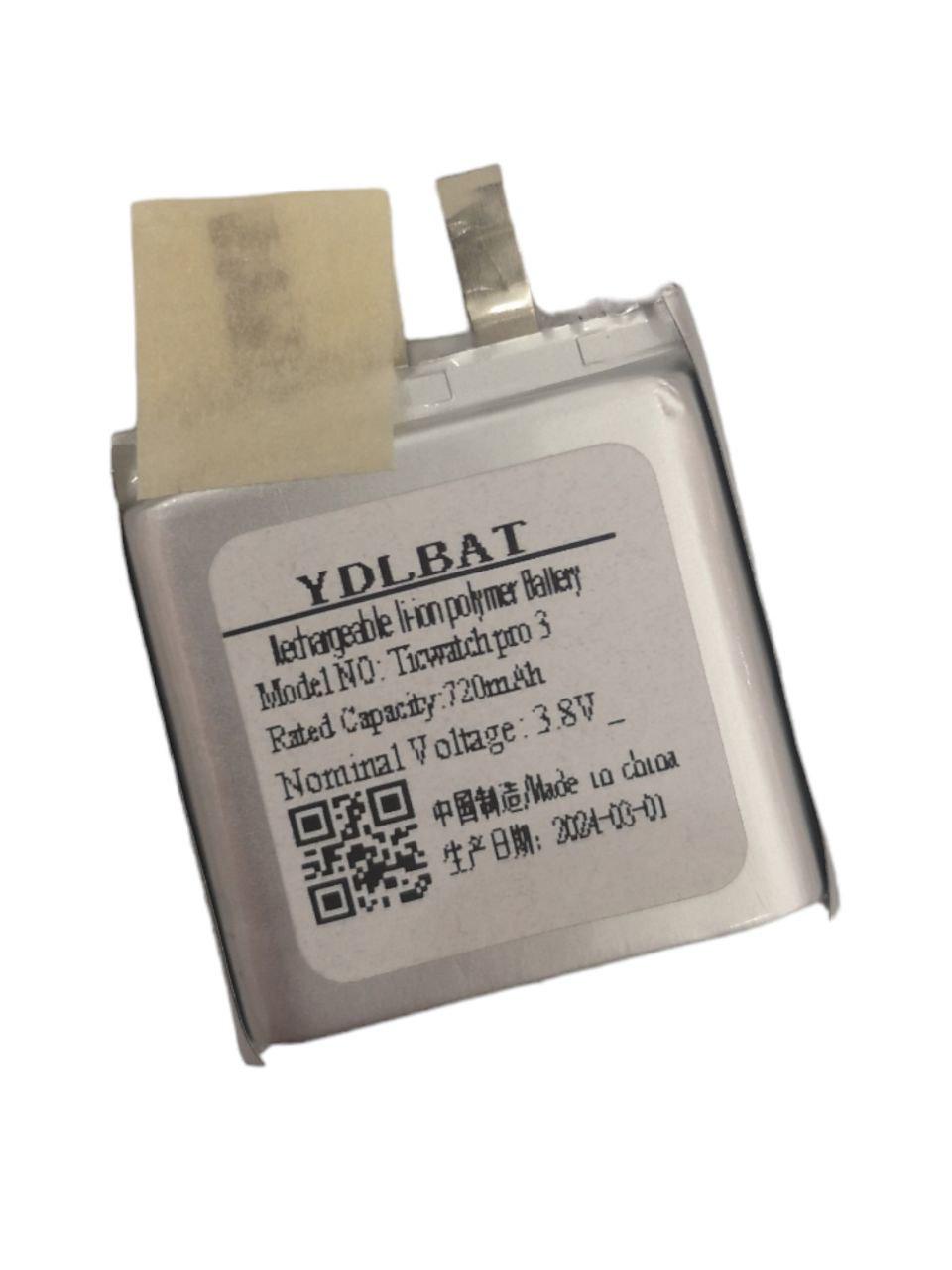 Аккумулятор для Ticwatch 3 Pro/SP492929SI/WH11013 без контроллера 720 mAh 3,8V (000010326)
