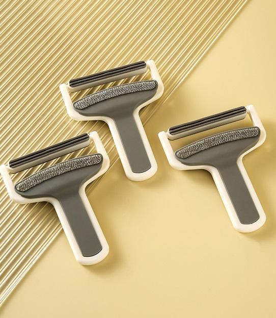 Скребок для видалення вовни на одязі 18652 12х15 см Сірий (5011887) - фото 6