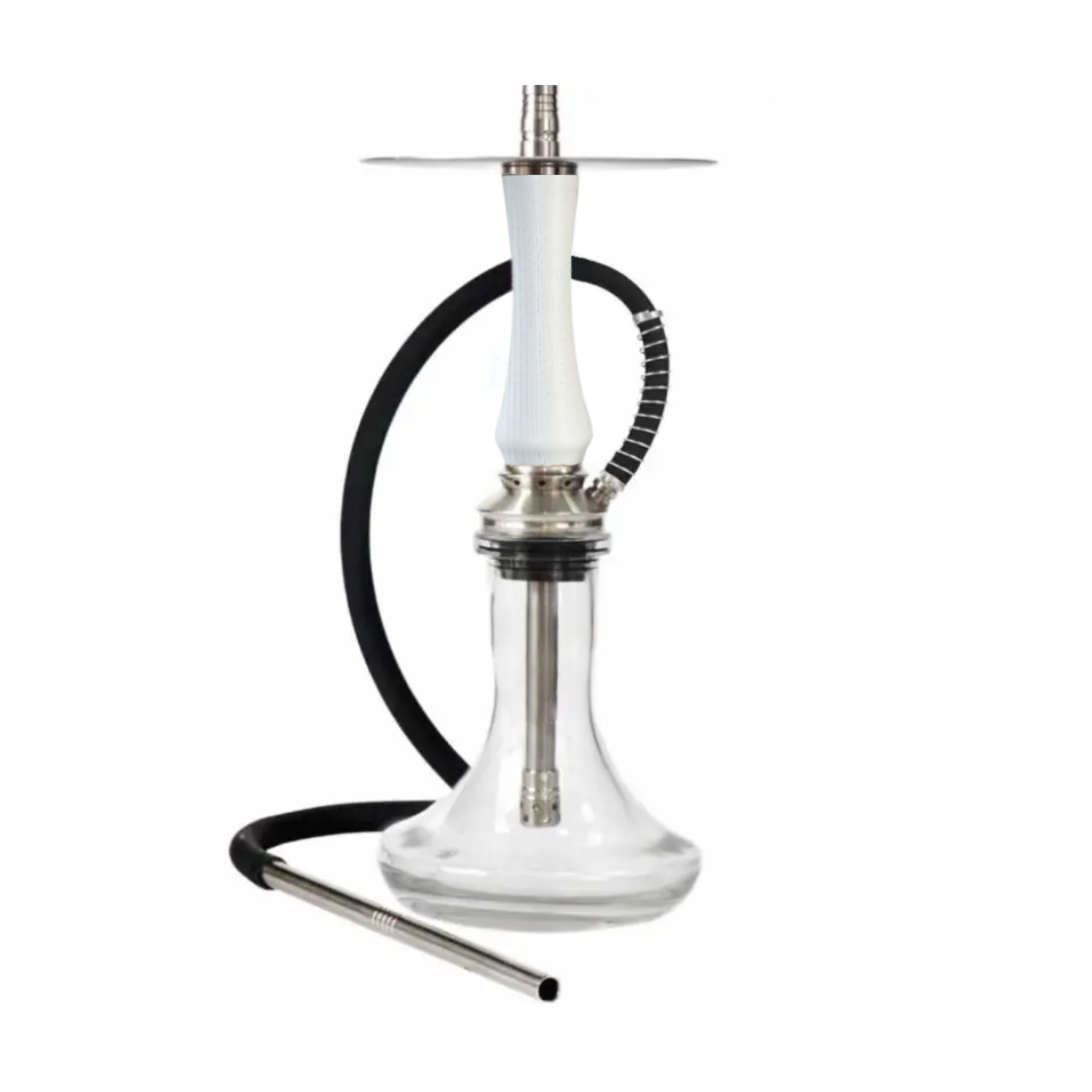Кальян Aroma Dum Hookah Steel Uniform White (ahu05) - фото 1 Кальян Aroma Dum Hookah Steel Uniform White (ahu05) - фото 1