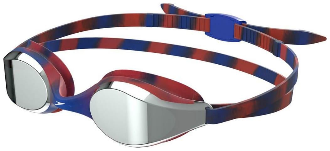 Очки для плавания детские Speedo HYPER FLYER MIRRORED One Size Синий/Красный (38100390)