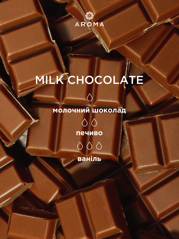 Ароматизатор для виготовлення свічок Milk Chocolate 1 кг (1755114288) - фото 2