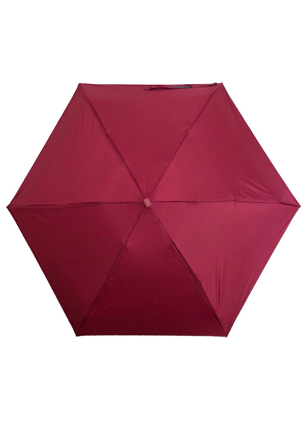 Зонтик женский механика Бордовый (з0338-3)