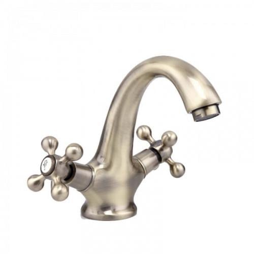 Змішувач для умивальника Frap F1019-4 Бронзовий