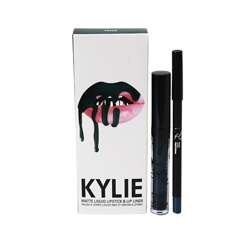 Помада губная жидкая матовая Trick 8611 с карандашом Lip Liner 2в1 (594082)