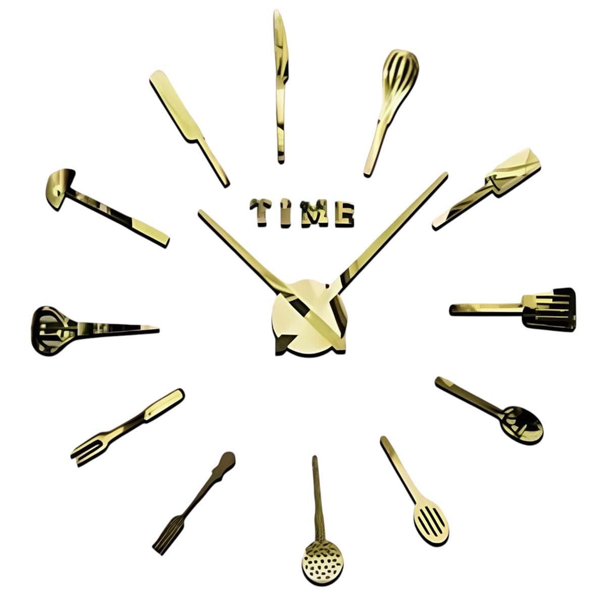 Часы настенные круглые на кухню d 10 см (HP-3Y-5)