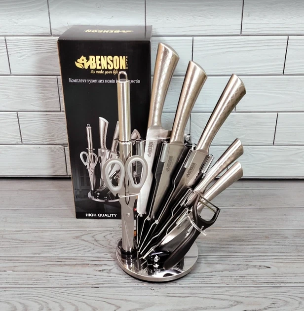 Набір ножів Benson 9 пр. (BN-415)