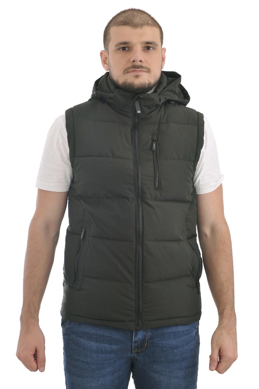 Жилет чоловічий Kaifangelu 23-HC003 Хакі (23-HC003_40_52) - фото 2 Жилет чоловічий Kaifangelu 23-HC003 Хакі (23-HC003_40_52) - фото 2