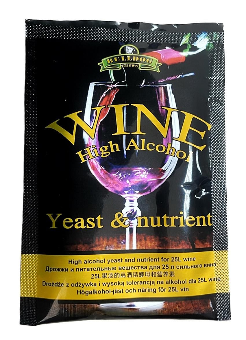 Дрожжи Турбо Alcotec Bulldog Wine Yeast&Nutr - фото 1