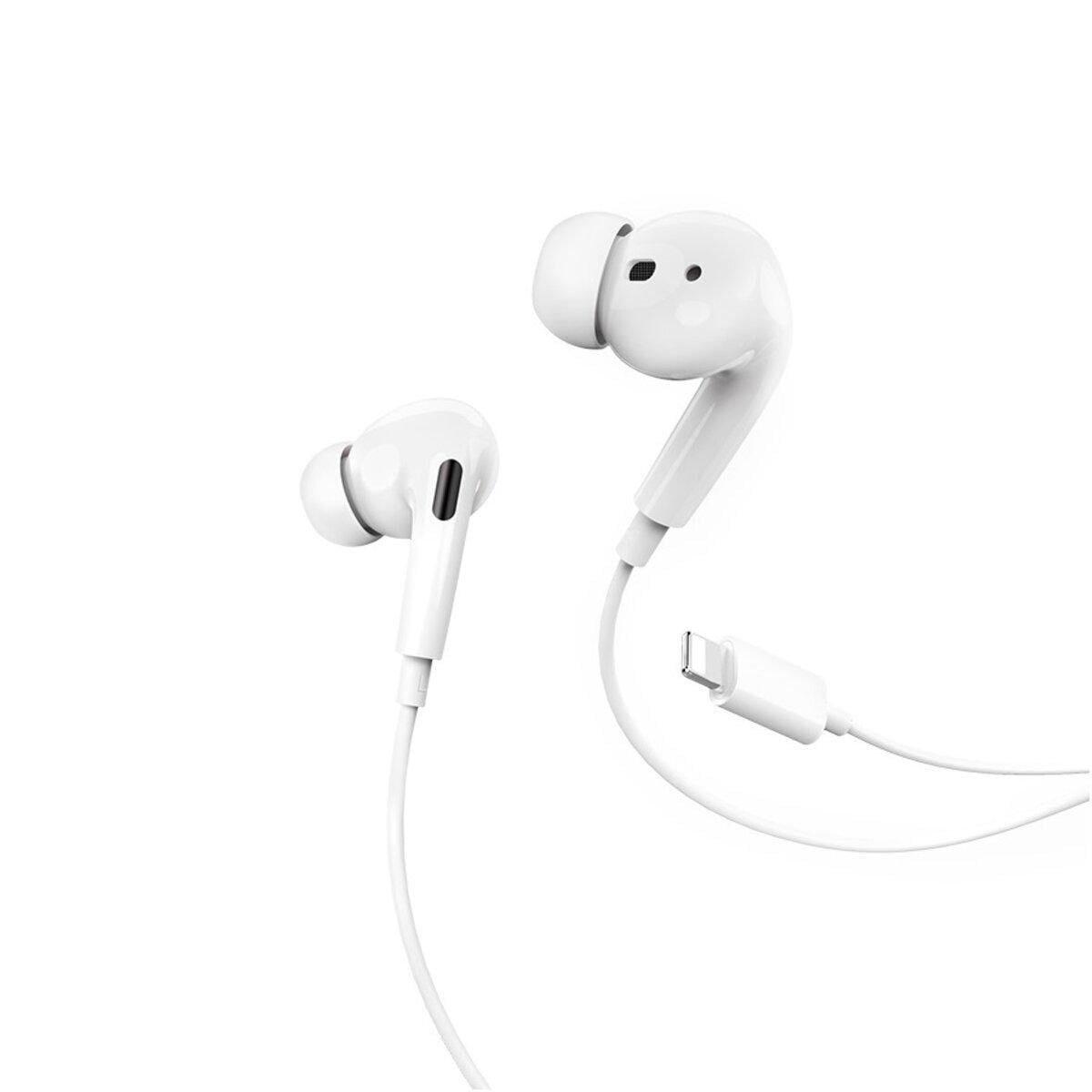 Наушники проводные Hoco M1 Pro series earphones Lightning 1,2 м White (6931474728609)