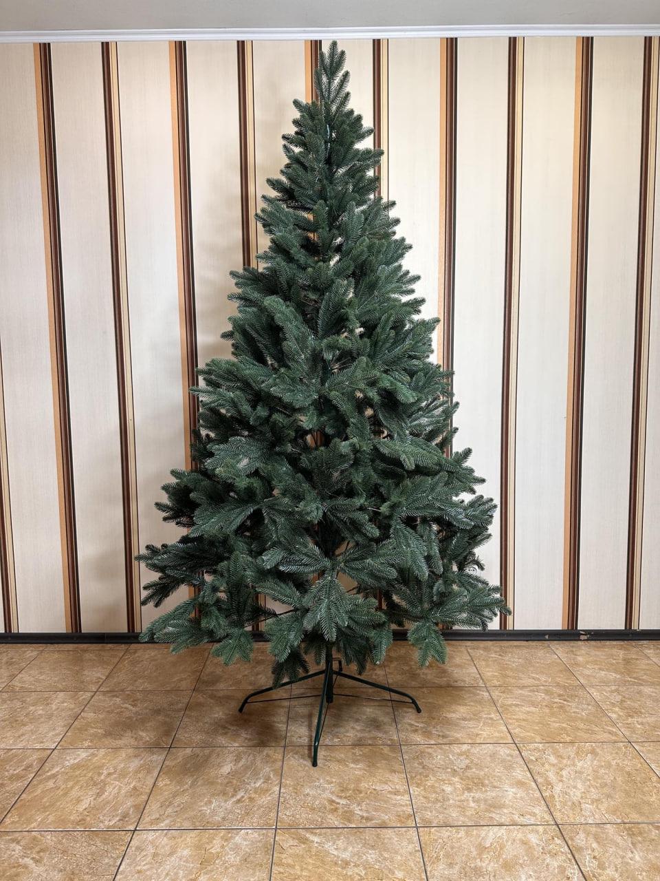 Искусственная елка литая Canadian 1,9 м на металлическом подставке Зеленый (YA945917)