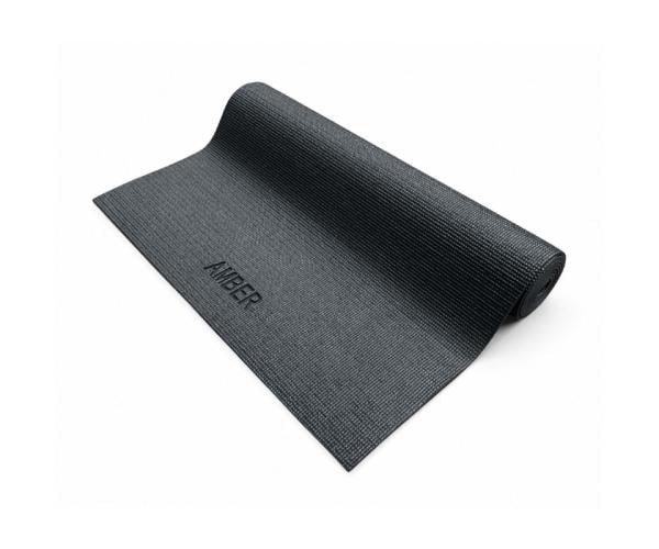 Коврик для йоги Nilam Amber 183х61х0,4 см Черный (yoga-mat-08)