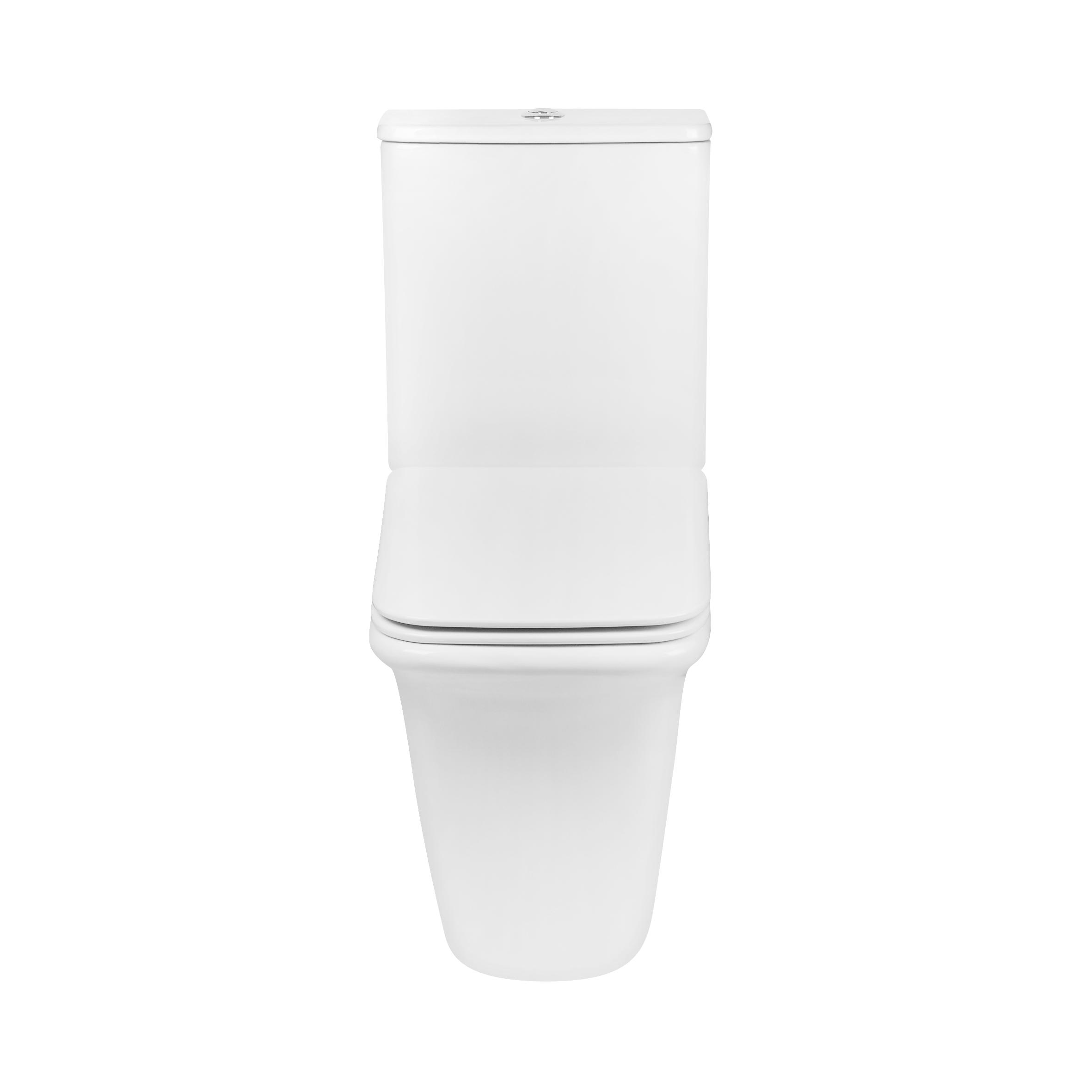 Унитаз-компакт Qtap Kalao безободковый с сиденьем Soft-close (QT08221213AW) - фото 11