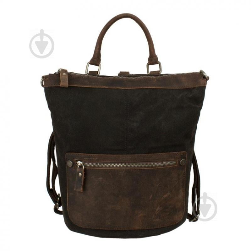 Міський рюкзак Fisher UB-4382 31x33x12 см Темно-коричневий (23029)