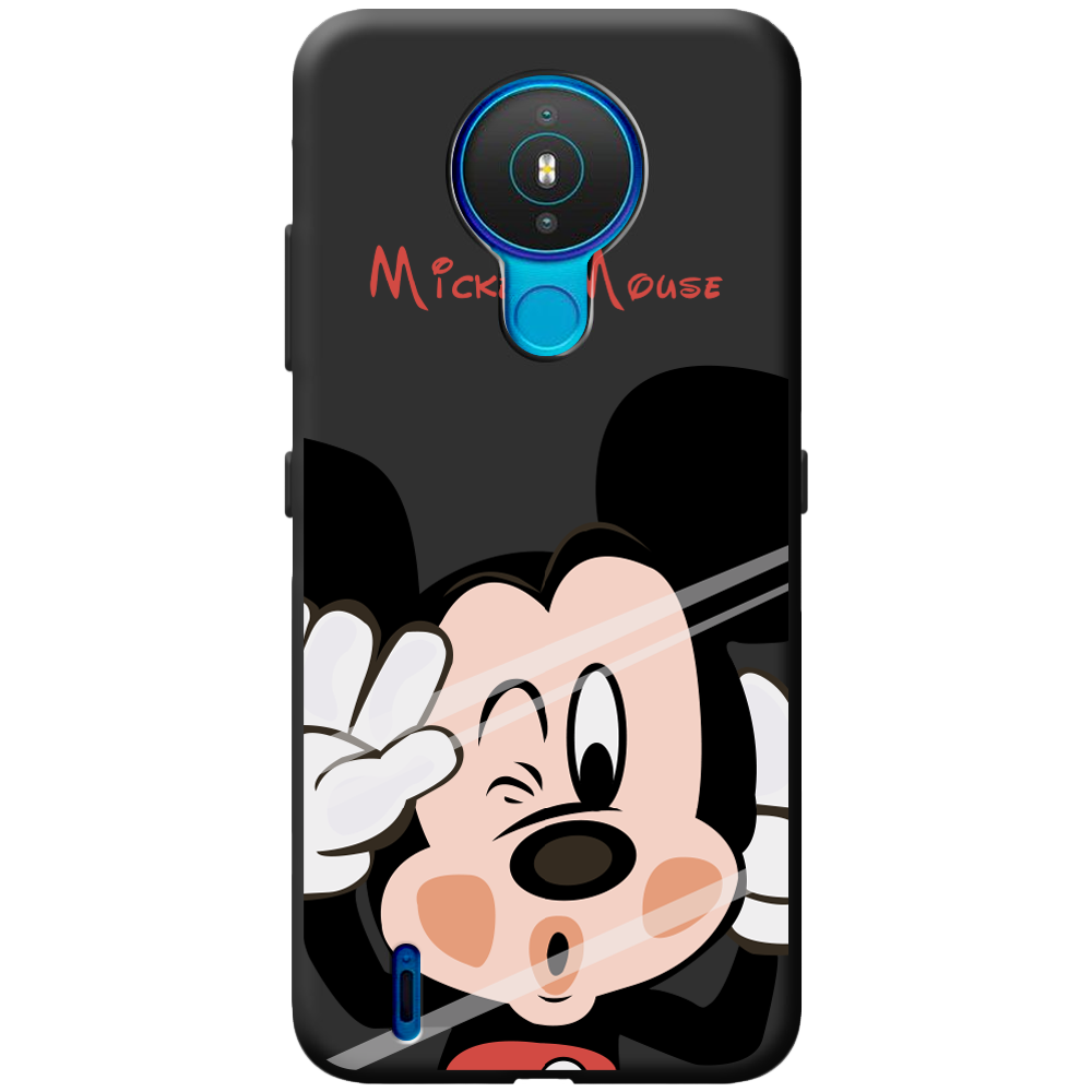 Чохол Boxface Nokia 1.4 Mister M Чорний силікон (42377-cc58-43221)