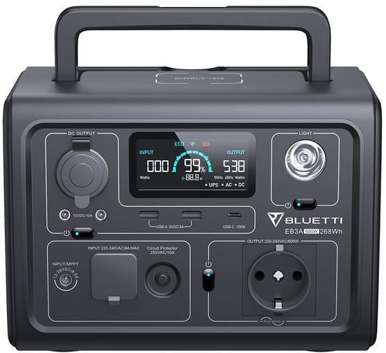 Електростанція Bluetti EB3A 268Вт 600Вт
