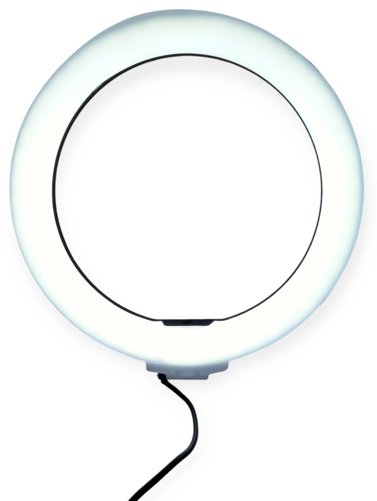 Лампа-селфі кільцева RGBW світлодіодна LED з тримачем для телефона та кріпленням під штатив 26 см - фото 5 Лампа-селфі кільцева RGBW світлодіодна LED з тримачем для телефона та кріпленням під штатив 26 см - фото 5